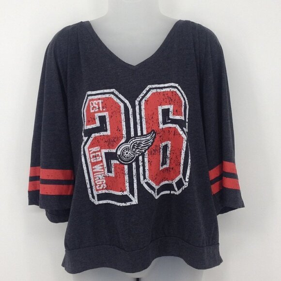 Red Wings # 26 Jersey Faded Style T Shirt Size Xl - Picture 3 of 8